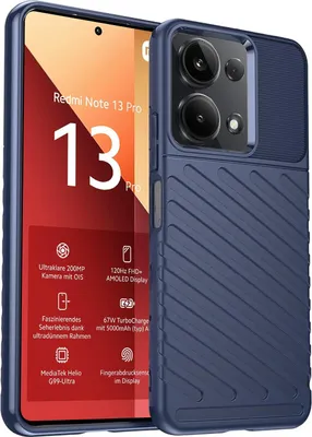 Produktbild von Handyhülle für Xiaomi Redmi Note 13 Pro 4G Hülle Thunder Case TPU rutschfeste Schutzhülle