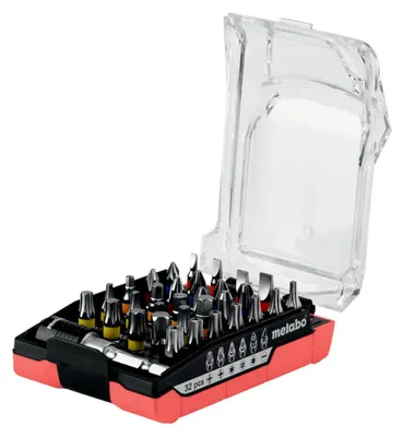 Obrázek produktu pro Metabo Akku Bit-Box 32-teilig Bit-Set im Akku-Format, Bits mit Farbcodierung
