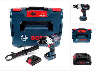Produktbild von Bosch GSR 18V-110 C Akku Bohrschrauber 18V 110Nm Brushless + 1x ProCore Akku 4,0Ah + L-Boxx - ohne Ladegerät