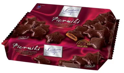 Produktbild von Delisana Lebkuchensterne mit Schokolade, 200g