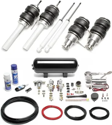 Zdjęcie produktu dla Zawieszenie pneumatyczne TA Technix + kompresor Airride czarny do Audi A4 A5 B8 A6 A7 4G