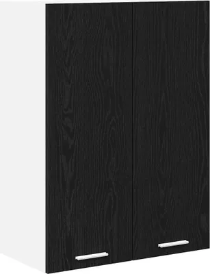 Image de vidaXL Armoire suspendue noir imitation chêne 60 x 31 x 80 cm Bois composite