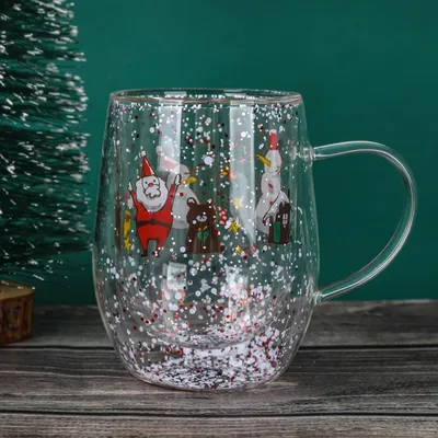 Kaffeetasse Kerstbaum Doppelwandig 250ml Weihnachtsgeschenk