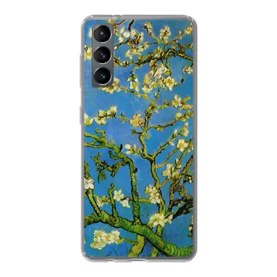 Produktbild von MuchoWow® Handyhülle Schutzhülle Hülle für Samsung Galaxy S21 Mandelblüte - Vincent van Gogh Silikon Softcase Handy Hülle - Softcase