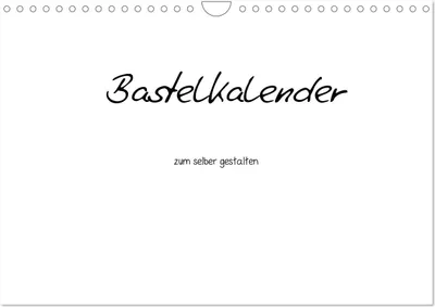 Produktbild von Bastelkalender - Weiss (Wandkalender 2025 DIN A4 quer), CALVENDO Monatskalender