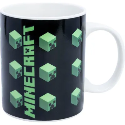 Produktbild von STOR Becher mit keramischem Farbwechsel 325 ml Minecraft Iconicmono