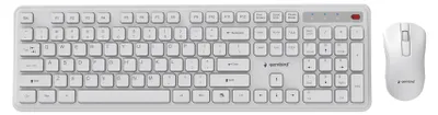 Image de Gembird WIRELESS DESKTOP SET WHITE, US LAYOUT