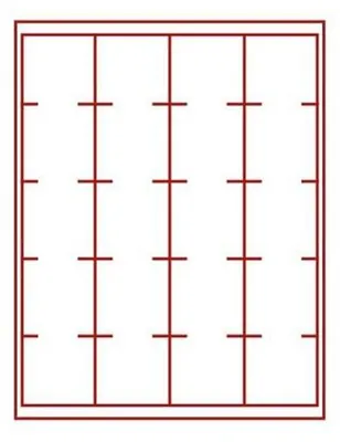 Produktbild von Lindner 2221E Velourseinlage rot 2221E (Ø 51 mm)