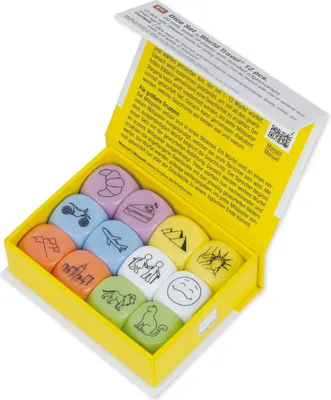 Produktbild von TimeTEX Würfel-Set "Weltreise", 12-tlg., 20 mm in Box