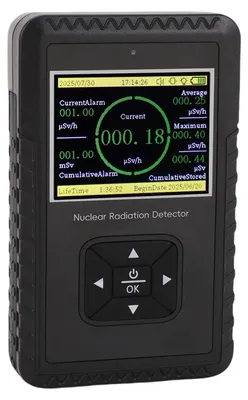 Obrázok produktu pre Prenosný nukleárny dozimetr s veľkým LCD - Alarm 80 dB - Meradlo žiarenia