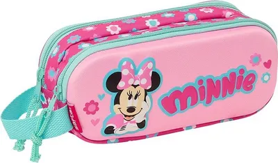 Produktbild von Safta Minnie Mouse 3d Double Mäppchen Rosa Mann Rosa One Size