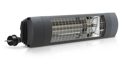 EXO-COMFORT Infrarotstrahler von Etherma Leistung von 1400 Watt in schwarz