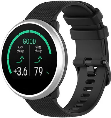 Produktbild von Strap-it Polar Ignite Armband Silikon (Schwarz)