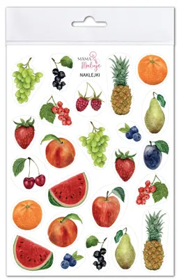 Immagine prodotto di Adesivi con frutta colorata per bambini