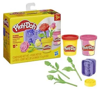 Produktbild von Play-Doh Lil Flowers Rosen, 2 Töpfe
