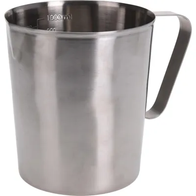 Imagen del producto de UTENSILIOS DE COCINA EXCELENTES. Vaso medidor de acero. Vaso graduado para la cocina, 1 litro