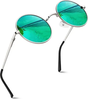 Produktbild von Polarisierte runde Sonnenbrille UV400 Schutz MEZ1 Herren Damen