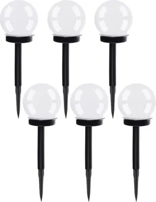 Image de Lampe de jardin solaire - boule, set de 6. 23562