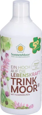 Produktbild von SonnenMoor Trinkmoor zur Unterstützung des Säure-Basen-Haushalts, des Immunsystems sowie Magen und Darm, 1000 ml Lösung