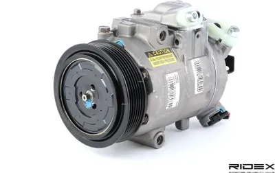 Produktbild von RIDEX 447K0106 6SEU12C/6SEU14C Klimaanlage Klimakompressor PAG 46 für VW Golf IV Schrägheck (1J1) POLO (9N) Polo Schrägheck (6R1, 6C1) Golf IV Variant