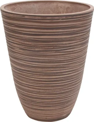 Immagine prodotto di Milani Home - vaso per piante da interno esterno in fibra sintetica, taupe, design decorativo per casa terrazzo balcone e giardino