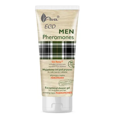 Obrázek produktu pro Ava Laboratorium Eco Men Pheromones Wyjątkowy żel pod prysznic, 200ml
