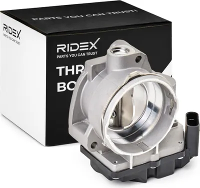 Produktbild von RIDEX 158T0015 Drosselklappe für VW Golf V Schrägheck (1K1) POLO (9N) TOURAN (1T1, 1T2) Passat Variant (3C5) für AUDI A3 Sportback (8PA)