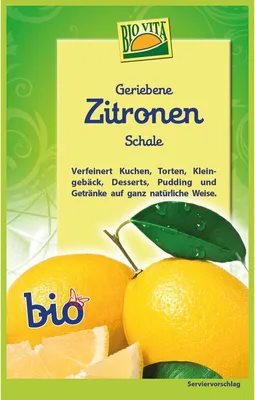 Produktbild von Zitronenschale - gerieben 11g