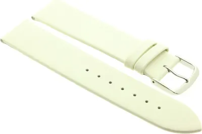 Produktbild von Rece Uhrenarmband New York weiß 16 mm