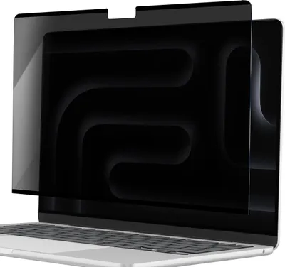 Produktbild von MW, Sichtschutzfolie für MacBook Pro 14 Zoll waschbar, Schwarz transparent