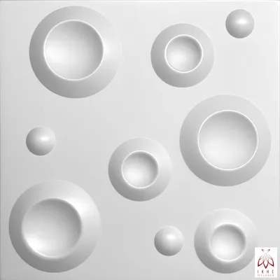 Produktbild von 3D Paneele Wandpaneele Polystyrol XPS – Styropor Verkleidung für Wand & Decke – 50x50 cm (0,25 m²) – Leicht, Flexibel & Einfach zu Montieren