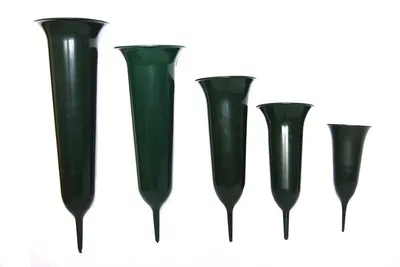 Produktbild von Grabvase Tulpe grün, 112/42 cm