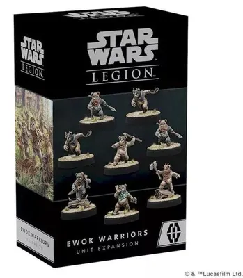 Produktbild von Star Wars Legion: Ewok-Krieger – Einheitenerweiterung – Miniaturen der Rebellenallianz