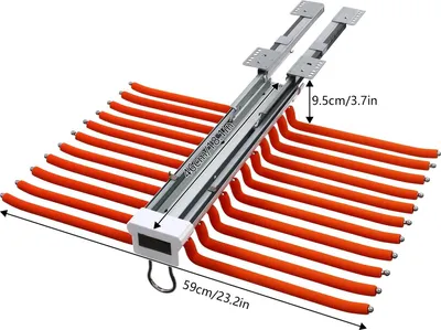Produktbild von Ausziehbarer Hosenständer, Rückziehbares Design, Platzsparend, C