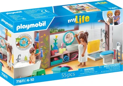 Produktbild von PLAYMOBIL My Life 71611 Badezimmer