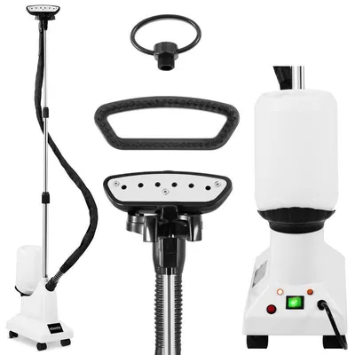 Image de Générateur de vapeur, fer à repasser à vapeur, défroisseur vertical, centrale de repassage, 1750 W, avec réservoir de 3,65 L
