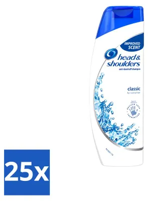 Produktbild von 25 x Head & Shoulders Shampoo Classic Clean - 250 ml - Vorteilspackung - 25 Stücke