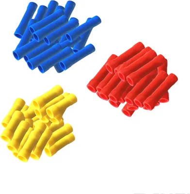 Produktbild von ARLI 150x Stossverbinder isoliert 0,5 - 1,5 mm²  ( 50x rot 50x blau 50x gelb )