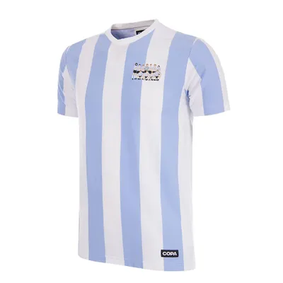 Produktbild von Argentinien Weltmeister 1986 T-Shirt - Weiss/Blau