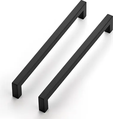 Produktbild von Kastengriffe - Möbelgriffe - Set von 25 - Schwarz - Edelstahl - 204 mm
