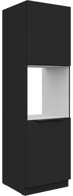 Produktbild von Küchenhochschrank 60 SILVIA 46 schwarz
