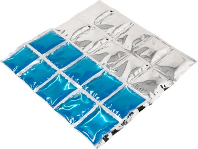 Produktbild von ToCi Kühlmatte | Großes Gel-Kühlkissen mit 30 Kühlzellen | Flexibles Eispack Kühlkompresse Kühlakkus | 1 Stück