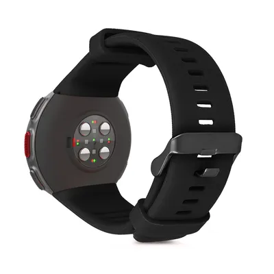 Produktbild von kwmobile Ersatzarmband kompatibel mit Polar Vantage V Armband - Fitnesstracker Band aus Silikon in Schwarz