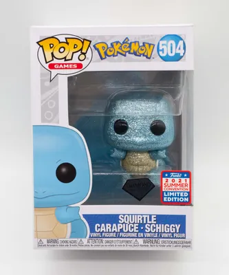 Zdjęcie produktu dla Pokemon - Squirtle Carapuce Schiggy 504 Limitowana edycja z konwentu letniego 2021 - Funko Pop! - Figurka winylowa