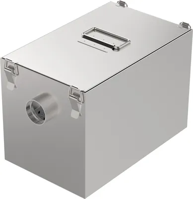 Produktbild von Chefgastro Edelstahl Fettabscheider 22 Liter HxBxT 23x38x27cm