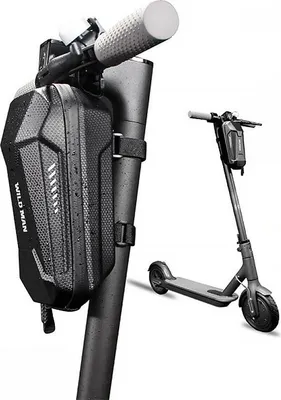 Produktbild von Wildman Scooter Case/Lenker M Es8 Frame Bag Schwarz/Schwarz
