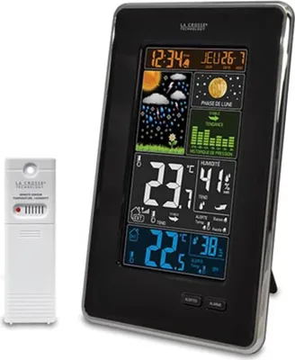 Obrázok produktu pre - Meteorologická Stanica S Farebným Displejom A Animovanou Predpoveďou Počasia