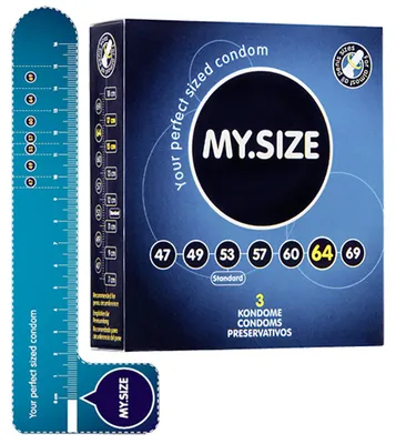 Immagine prodotto di My.Size My Size 64 Mm - 3 Condomini