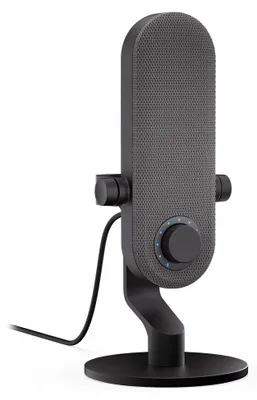 Produktbild von KRUX Pin USB-Mikrofon, abnehmbares Panel, Lautstärkeregler, Stummschaltung, USB-C