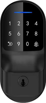 Produktbild von INF Tuya Bluetooth Smart Türschloss aus Aluminiumlegierung mit Passwort RFID Karte mechanischem Schlüssel 1 Stück